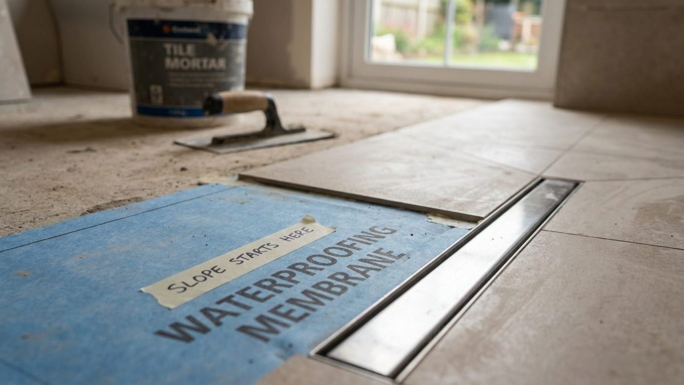 Wet Room: The Slope, the Drain, and Where the Membrane Stops