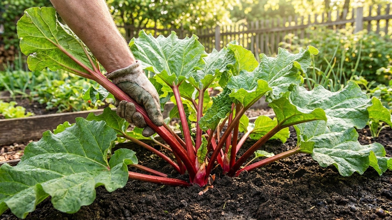 Two Years Before the First Stalk: The Rhubarb Harvest Schedule