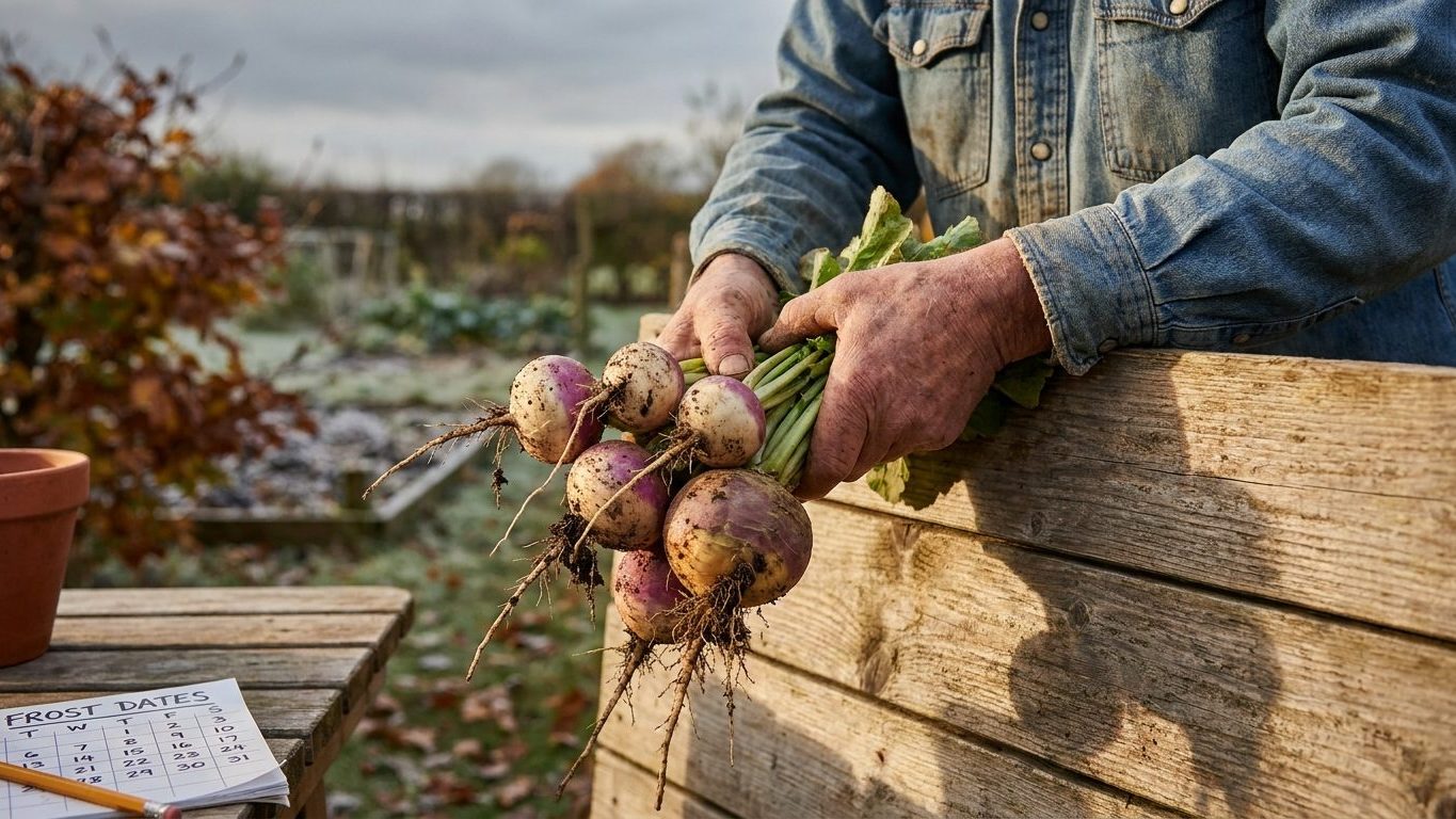 Sowing Turnips: Counting Back From Frost