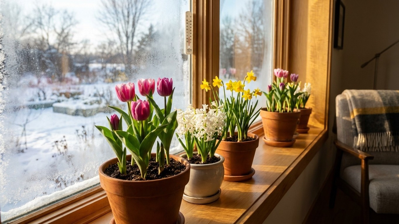 Forcing Spring Bulbs Indoors in Wisconsin