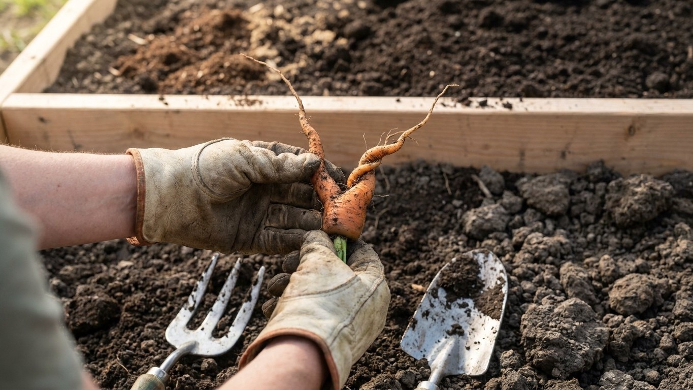 Growing Carrots in Wisconsin: Soil, Sowing and Forked Roots
