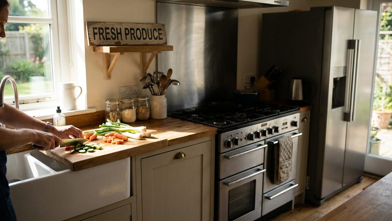 The Kitchen Work Triangle: 4 to 9 Feet Per Leg