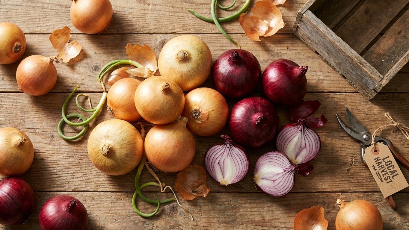The Best Onion Varieties for Wyoming