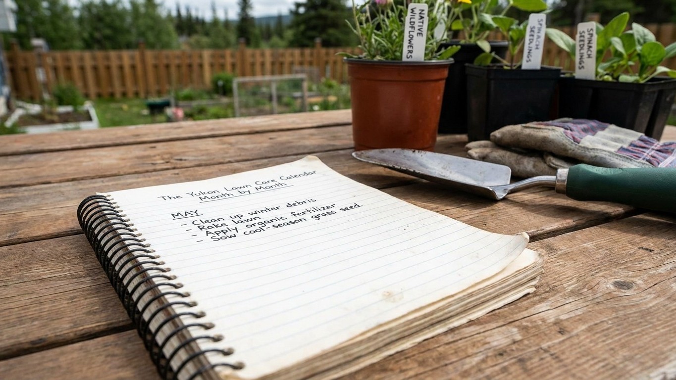 The Yukon Lawn Care Calendar, Month by Month
