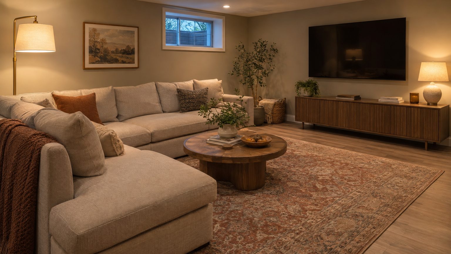 A Finished Basement Is a Room With Borrowed Light