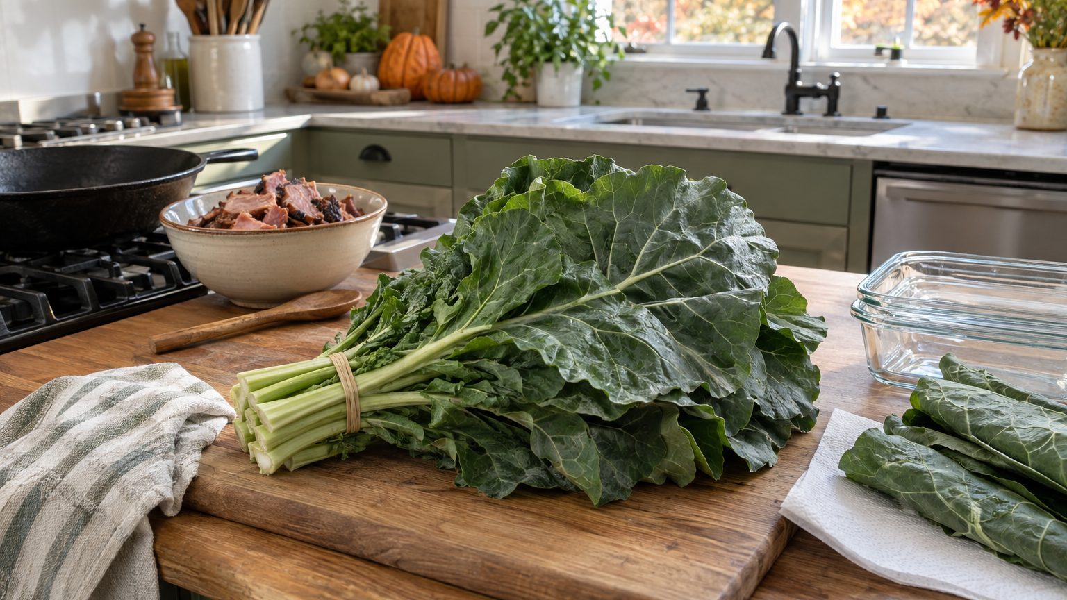 Keeping and Cooking Collard Greens