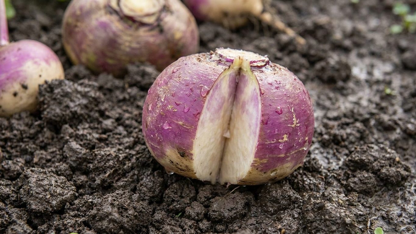 Turnips That Split Open in the Ground