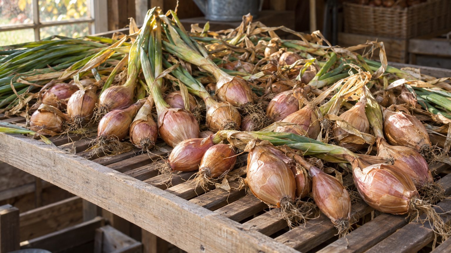 Curing Shallots So They Keep