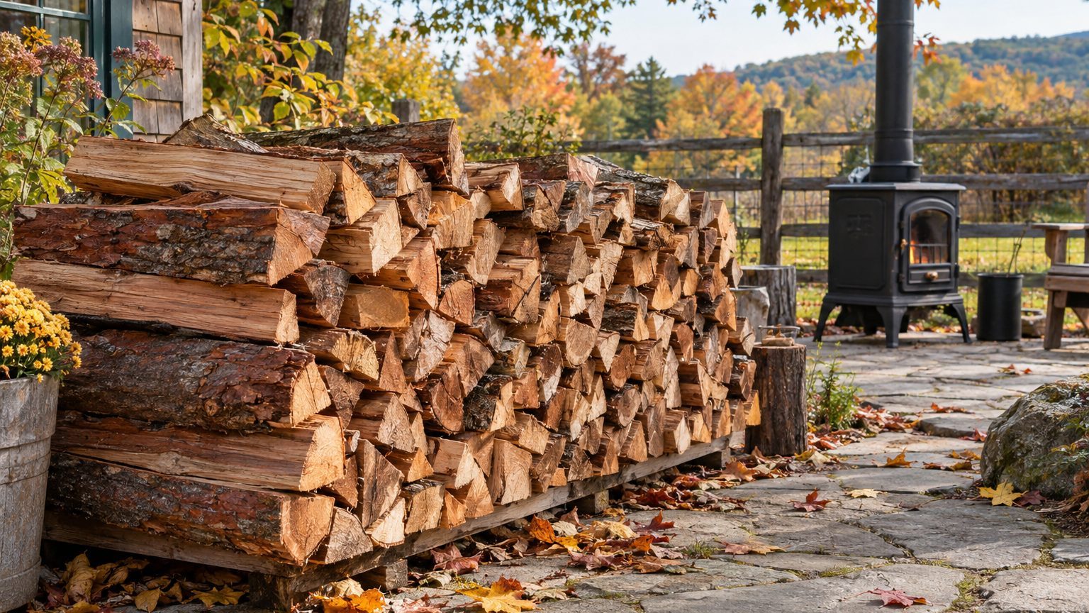 Black cherry as Firewood: Heat, Smoke and Sparks