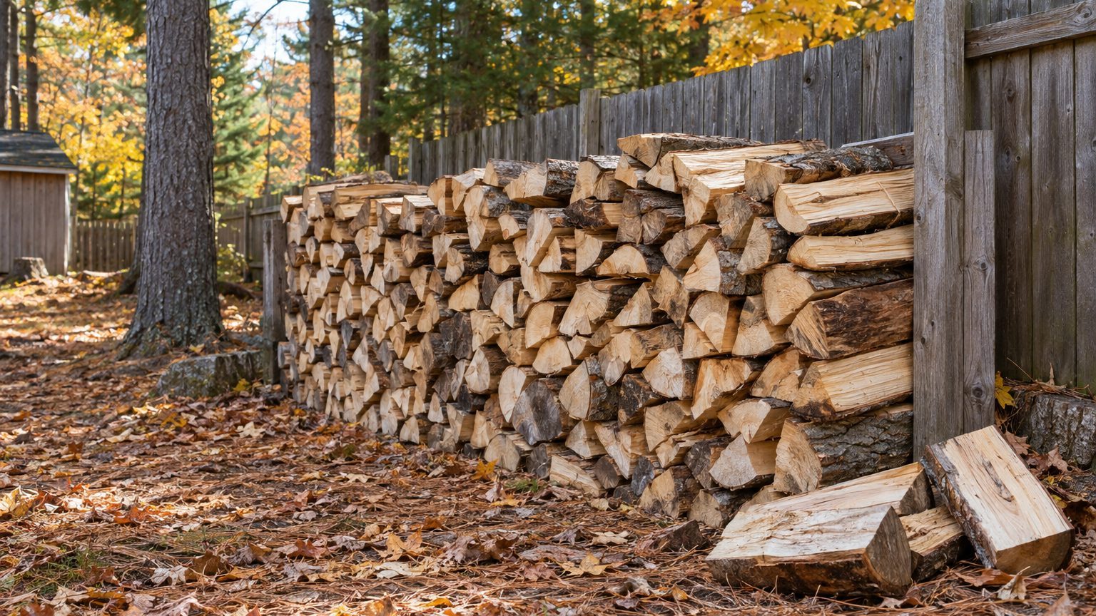 Eastern white pine as Firewood: Heat, Smoke and Sparks