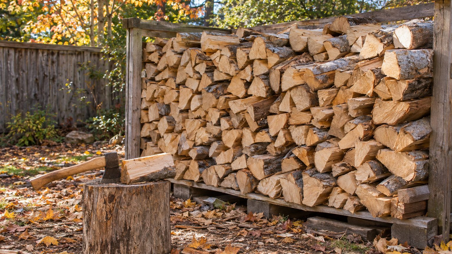 Red alder as Firewood: Heat, Smoke and Sparks