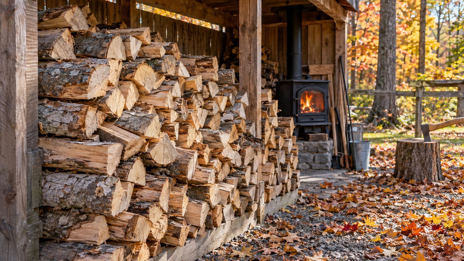Silver maple as Firewood: Heat, Smoke and Sparks