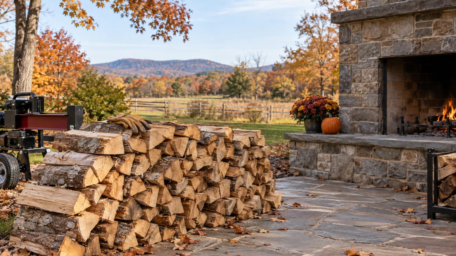 American sycamore as Firewood: Heat, Smoke and Sparks