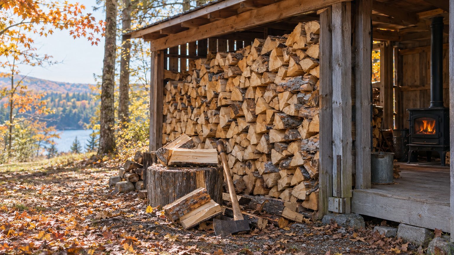 Tamarack (eastern larch) as Firewood: Heat, Smoke and Sparks
