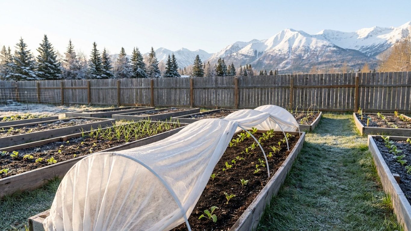 When to Cover Your Garden in Alaska