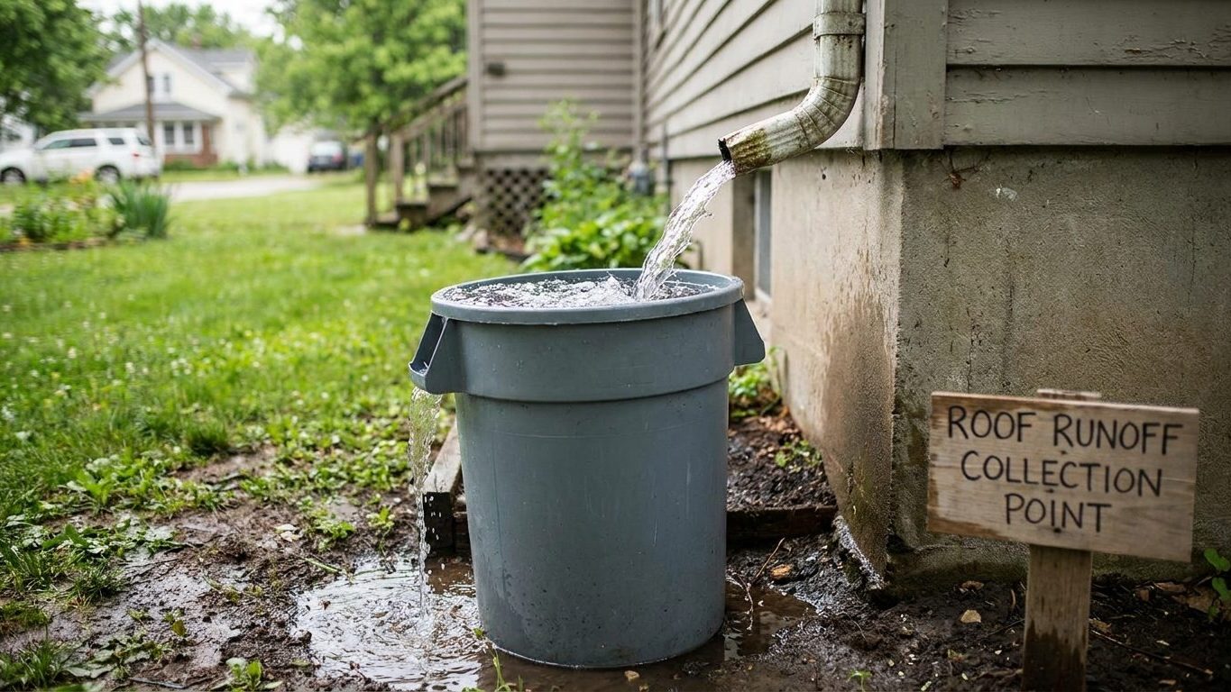 How Much Water Your Roof Delivers to the Foundation