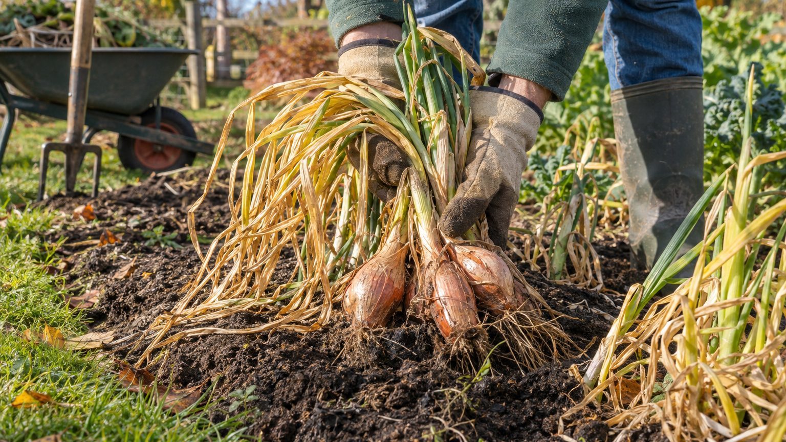 When to Lift Shallots