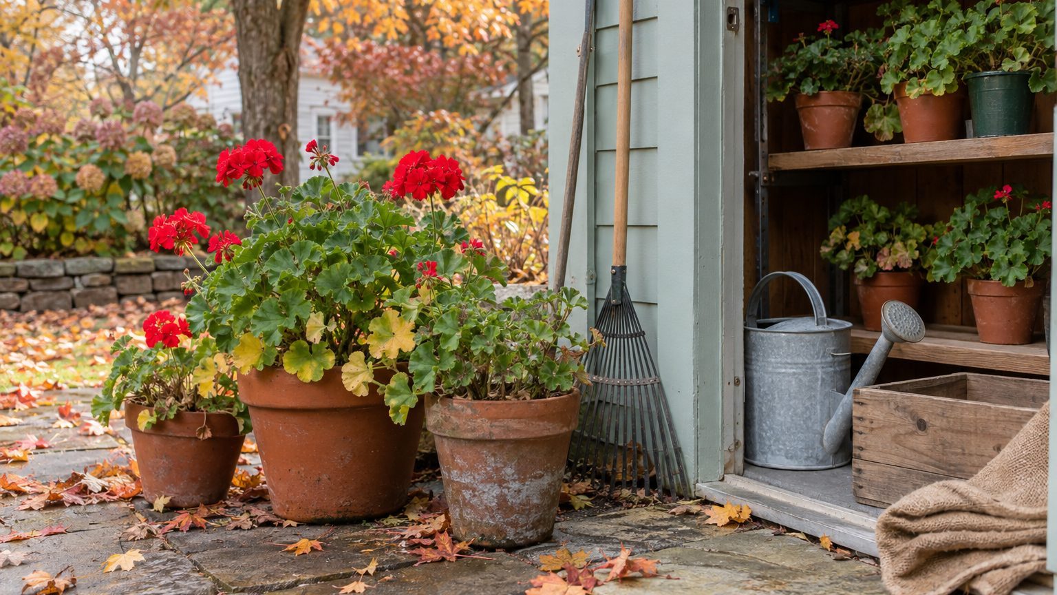 How to Overwinter Geraniums