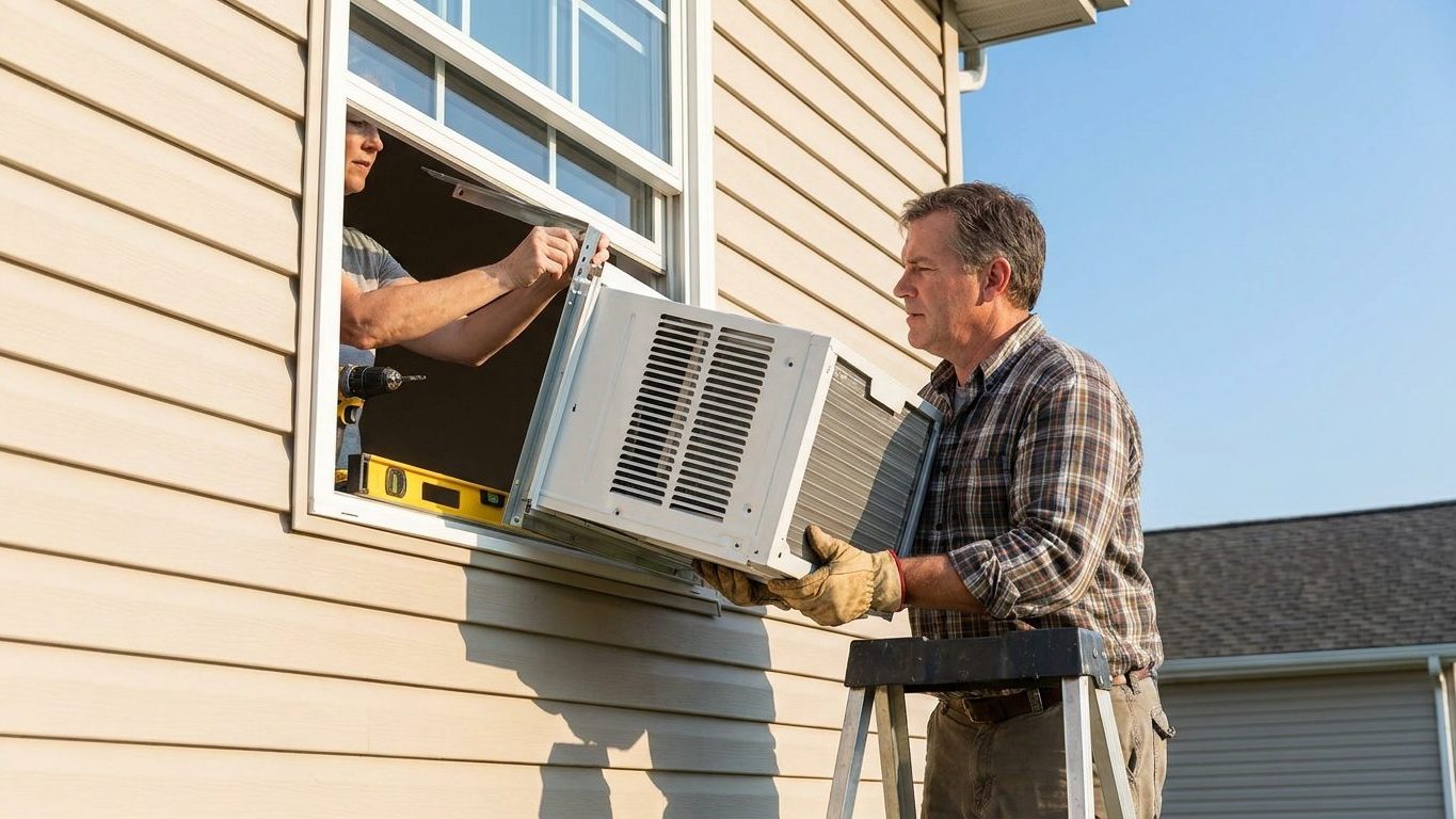 Fitting a Window Air Conditioner Safely, Step by Step