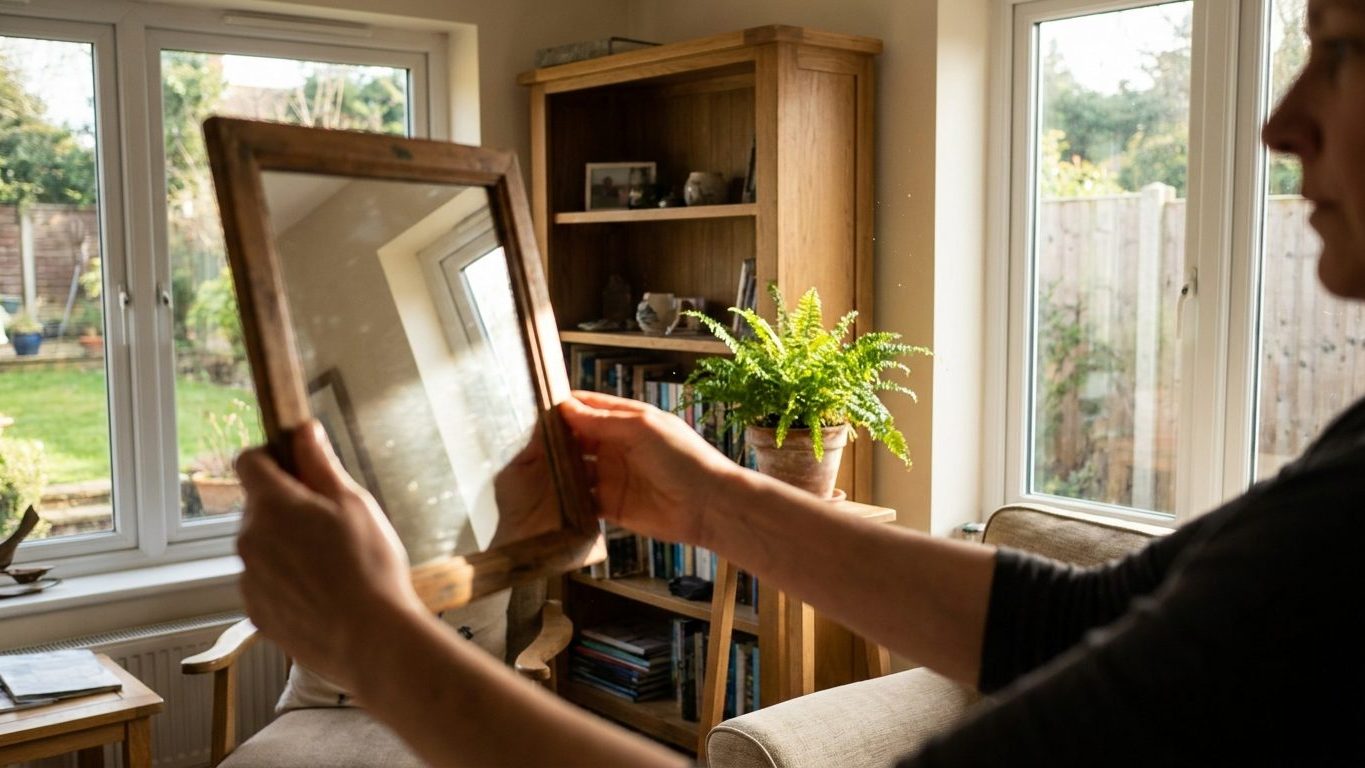 Using a Mirror to Move Light Around a Room