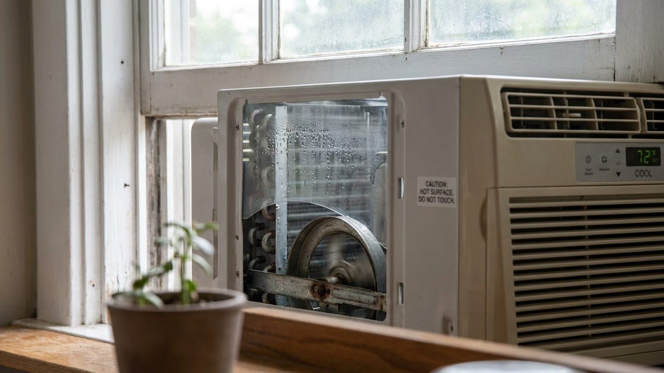 Rattles, Buzzes and Vibration from a Window Air Conditioner