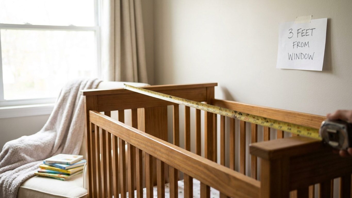 Where to Put a Crib: The Clearances That Matter