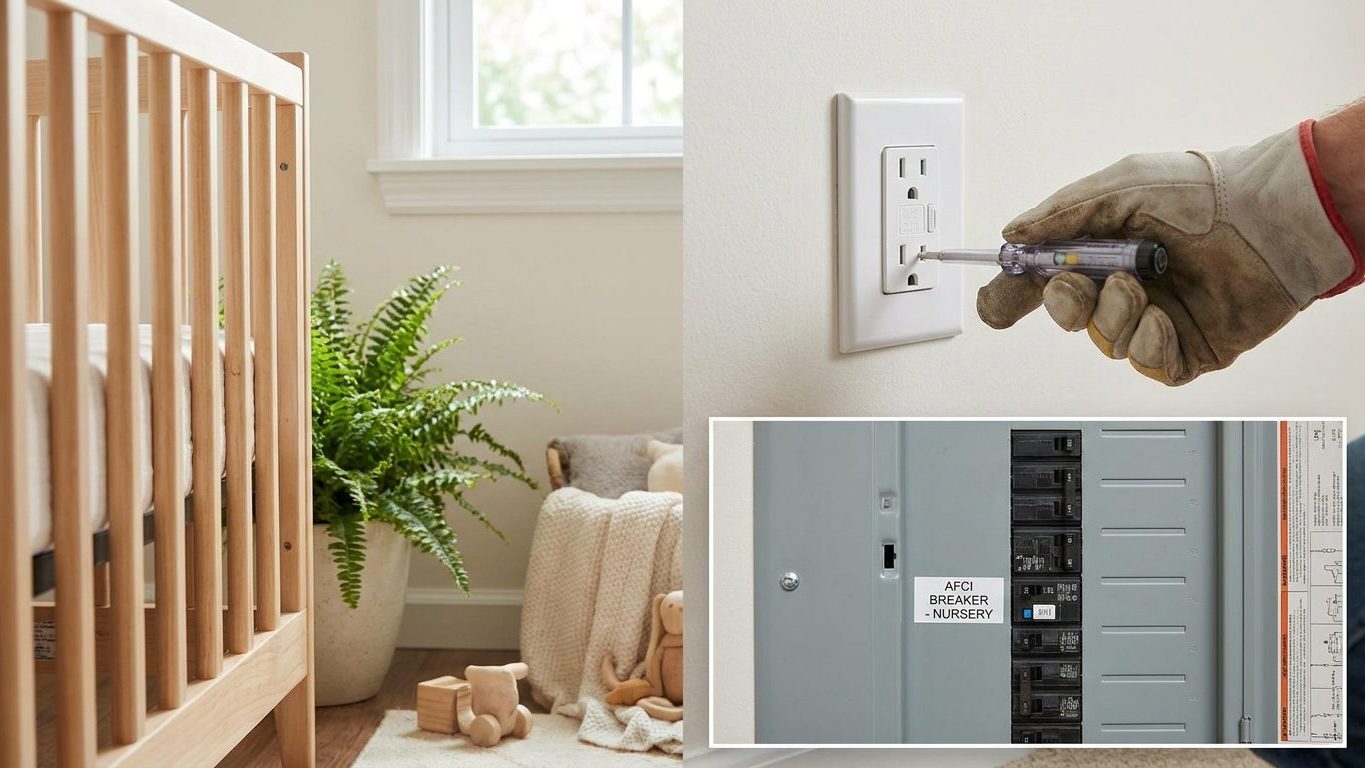 Nursery Wiring: Tamper-Resistant Outlets and AFCI