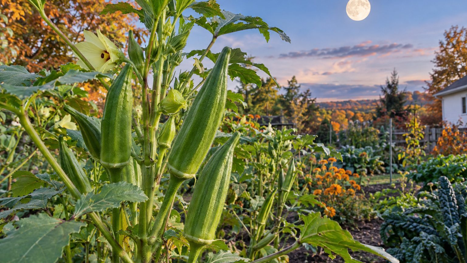 When to Plant Okra by the Moon: Traditional Days for 2026 and 2027