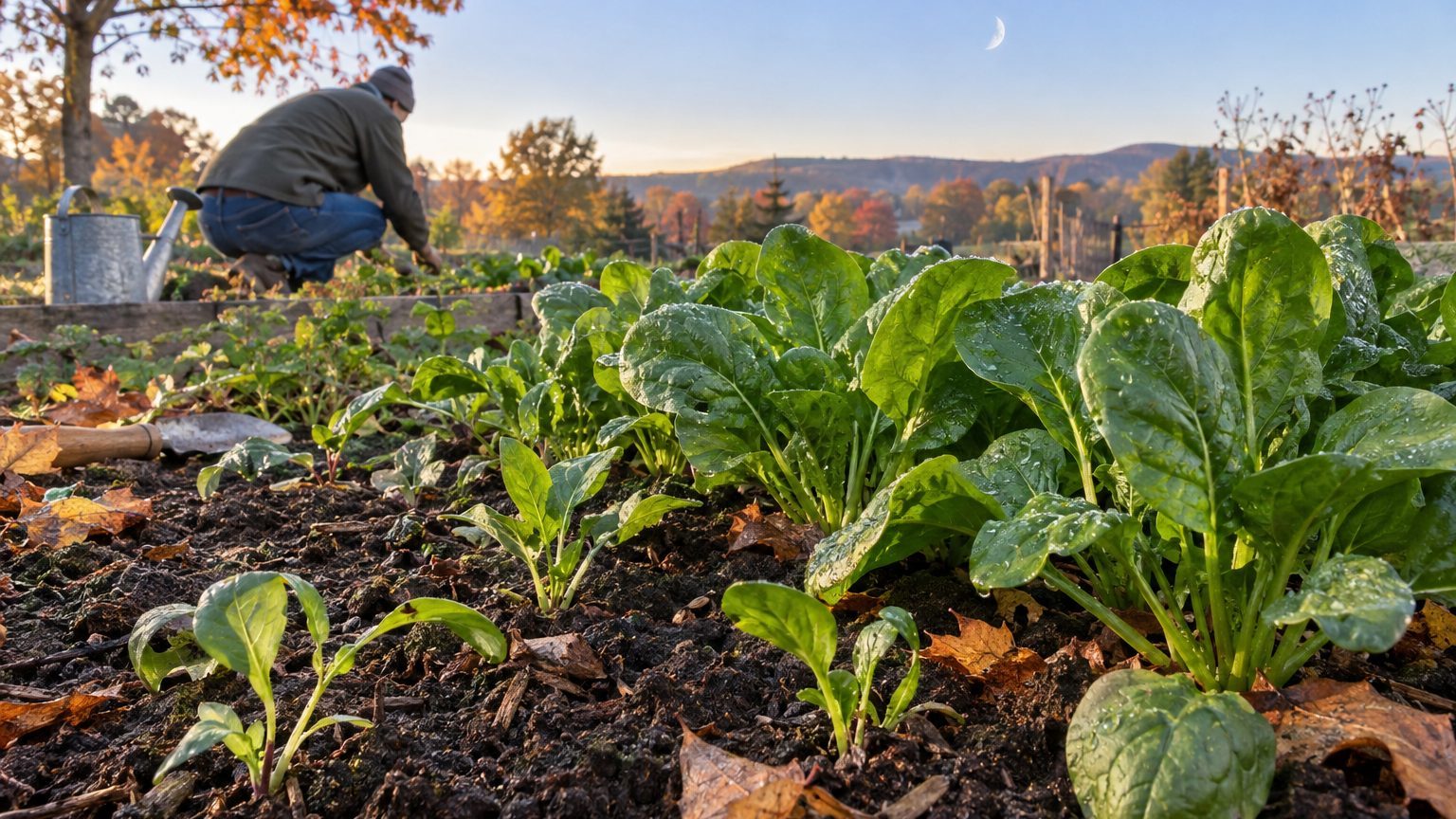 When to Plant Spinach by the Moon: Traditional Days for 2026 and 2027