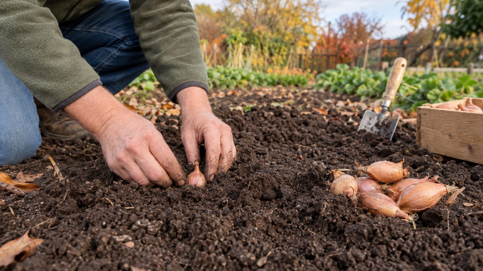 How Deep to Plant a Shallot Set