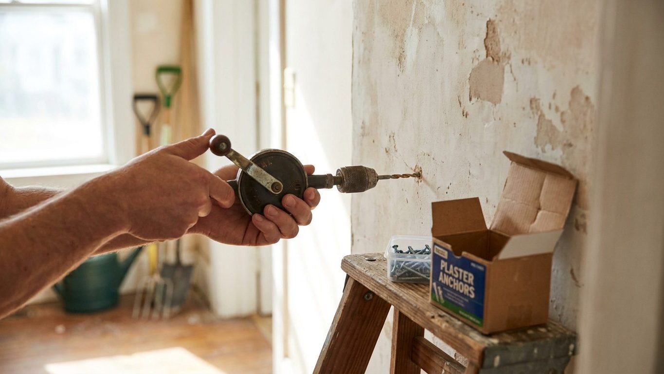 Fixing Into Old Plaster Without Cracking It