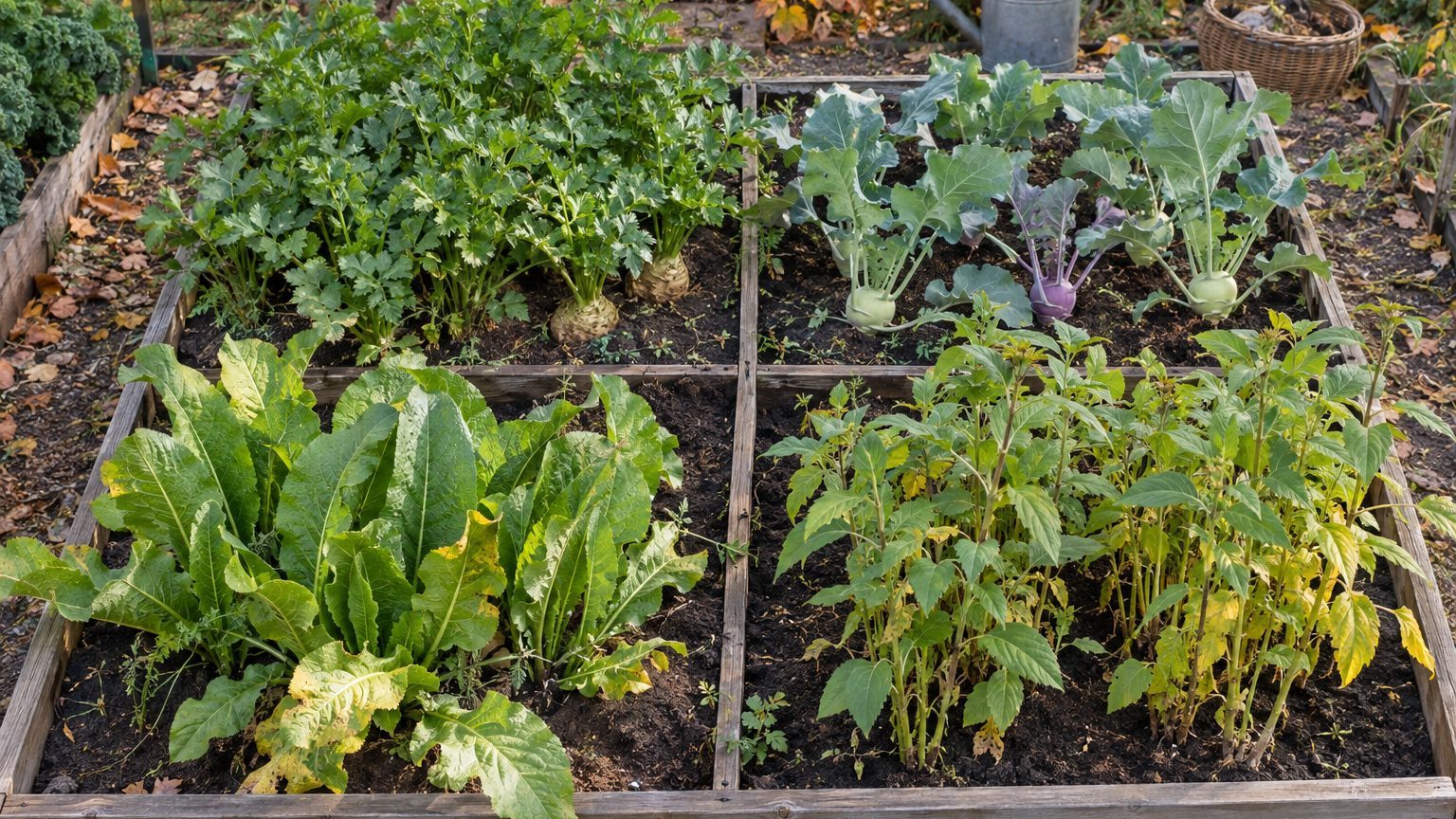Rotating Four Crops From Four Families