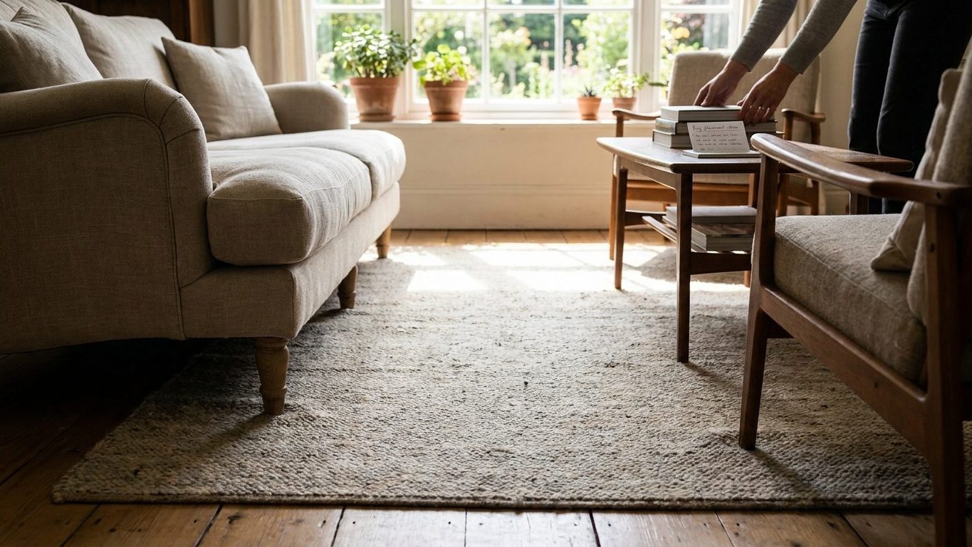 Where a Rug Should Sit in a Room