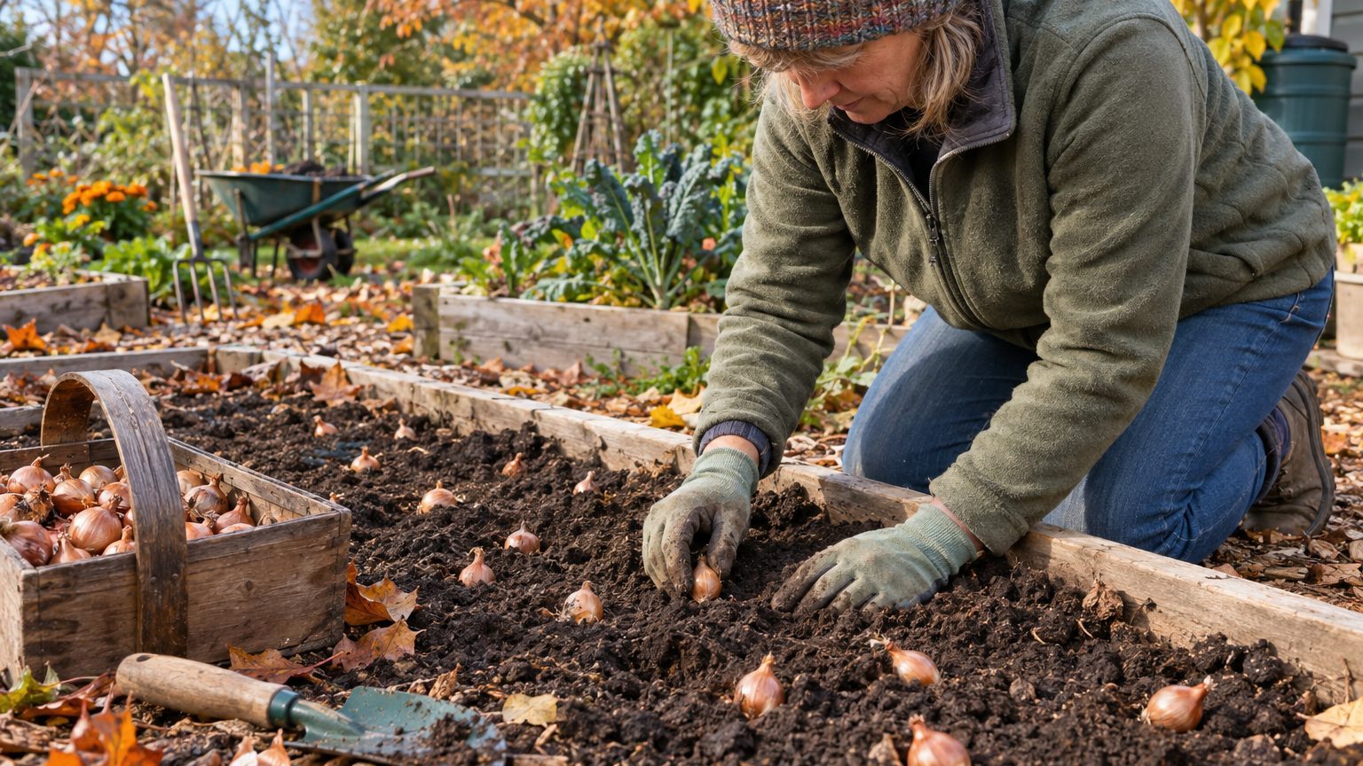 Planting Shallot Sets, or Growing From Seed