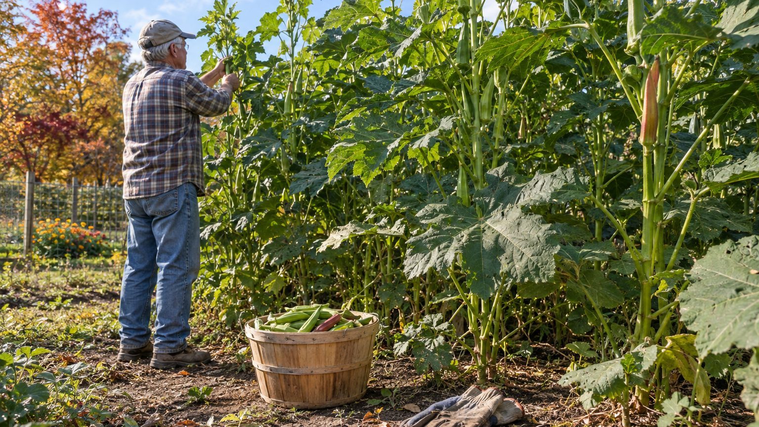 Okra Spines: Cover Your Arms