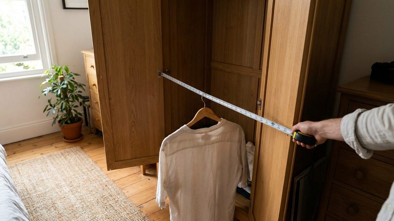 How Deep Does a Wardrobe Need to Be? 24 Inches, Because of the Hanger