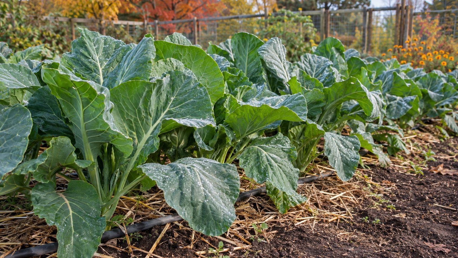 Watering Collards Through a Long Harvest