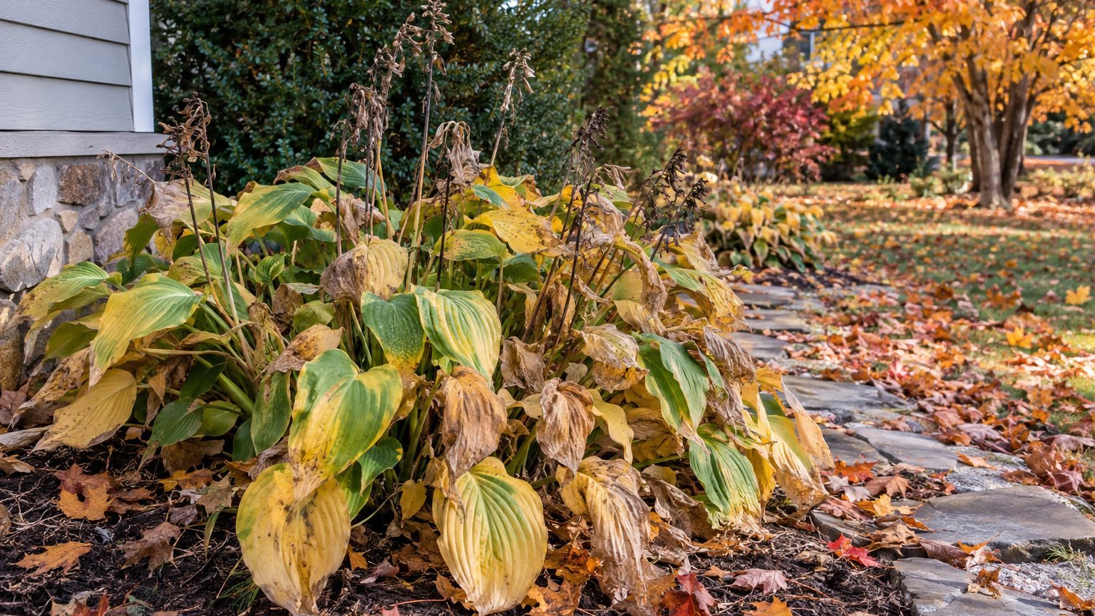 When to Cut Back Hostas