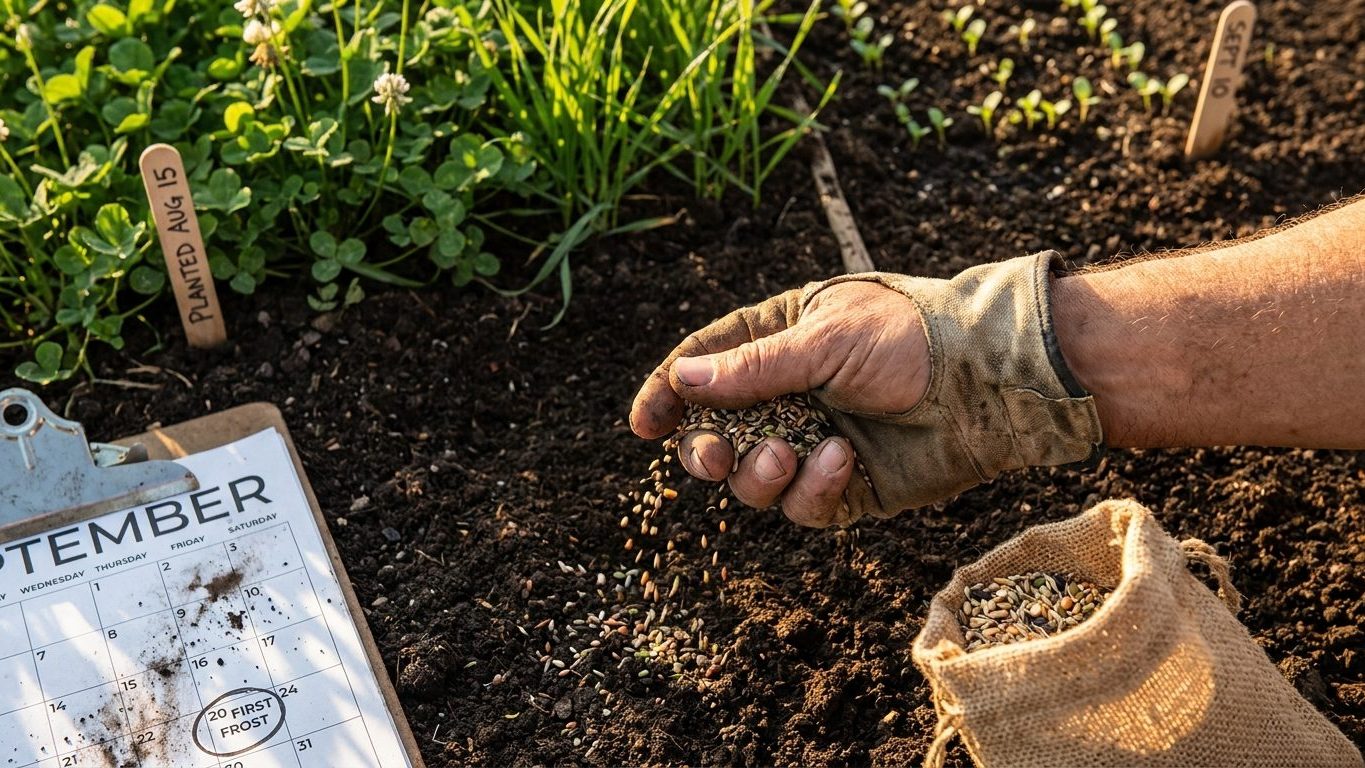 Sowing Cover Crops: Counting Back From Frost
